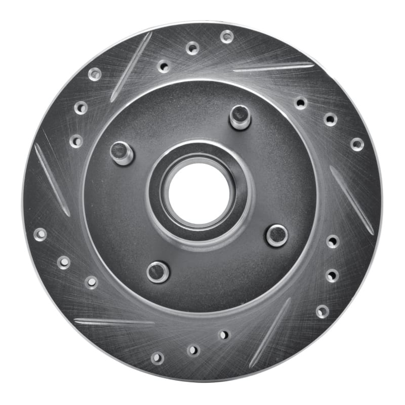 R1 Concepts — R1 79-81 Ford Mustang Front Left Drilled & Slotted Silver Brake Rotor
R1 Brake Rotor Drill
