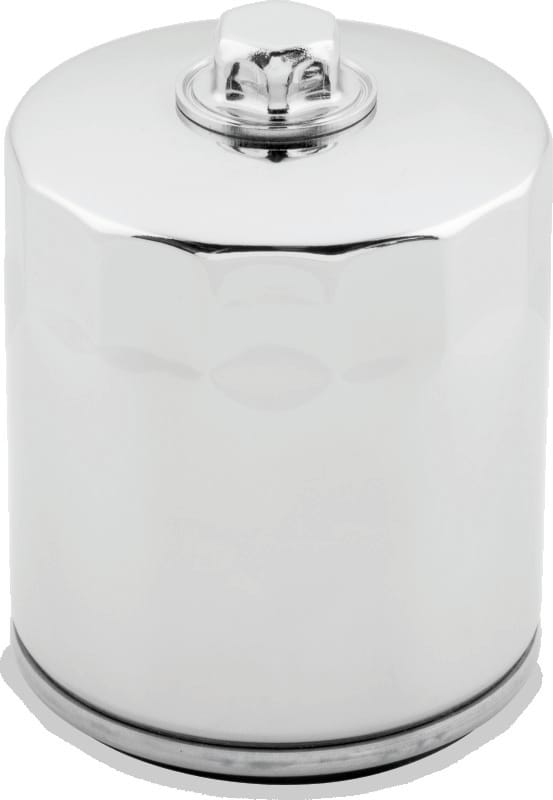TwinPower — Twin Power M8 Chrome Oil Filter With Nut Replaces H-D 62700297