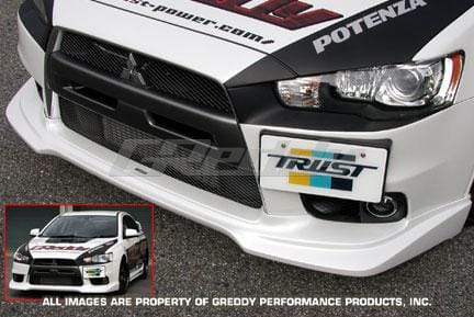 GReddy — GReddy 08+ Mitsubishi Evolution X Urethane Front Lip Spoiler