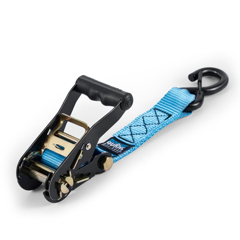 Borne Off-Road — Borne Off-Road Heavy-Duty Ratchet Tie-Down Kit (2-Pack) - Blue