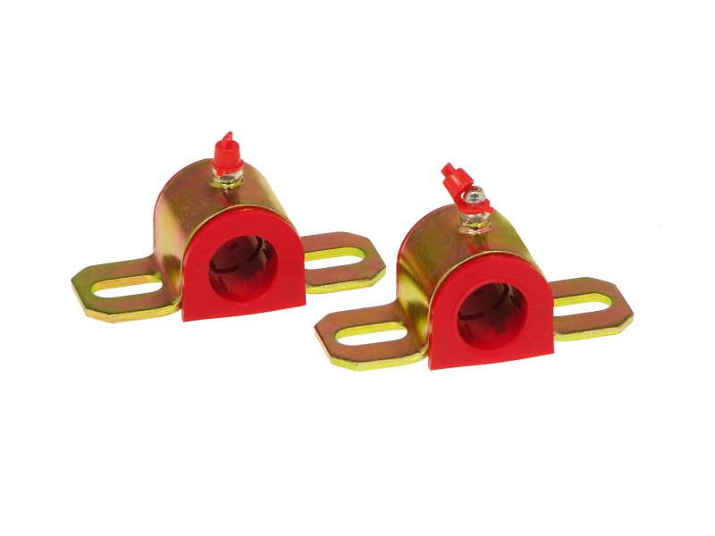 Prothane — Prothane Universal Greasable Sway Bar Bushings - 22MM - Type A Bracket - Red
SWAY BAR BUSHINGS