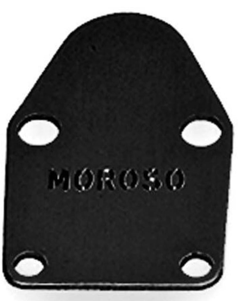Moroso — Moroso Chevrolet Small Block Fuel Pump Block-Off Plate - Aluminum