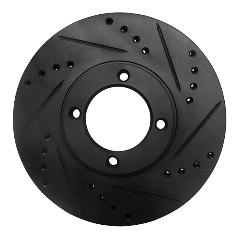 R1 Concepts — R1 86-89 Toyota Van Front Right Drilled & Slotted Black Brake Rotor
R1 Brake Rotor Drill