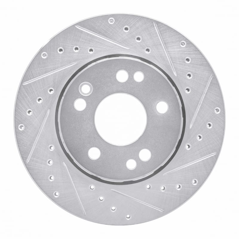 R1 Concepts — R1 90-92 Mercedes-Benz 300E Front Right Drilled & Slotted Silver Brake Rotor
R1 Brake Rotor Drill