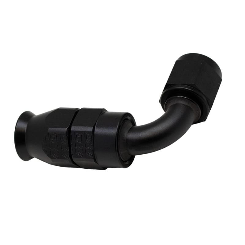 DeatschWerks — DeatschWerks 6AN Female Swivel 90-Degree Hose End PTFE (Incl 1 Olive Insert) - Anodized Matte Black
Lines & Fittings