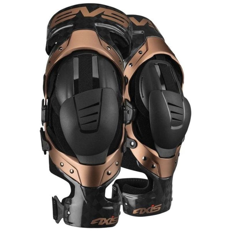 EVS — EVS Axis Pro Knee Brace Black/Copper Pair - XL
