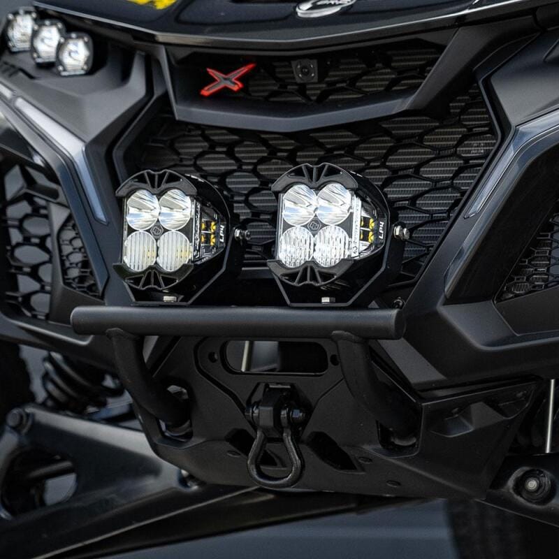 Baja Designs — Baja Designs 2024+ Can-Am Maverick R LP4 Push Bar Bumper Kit - Clear