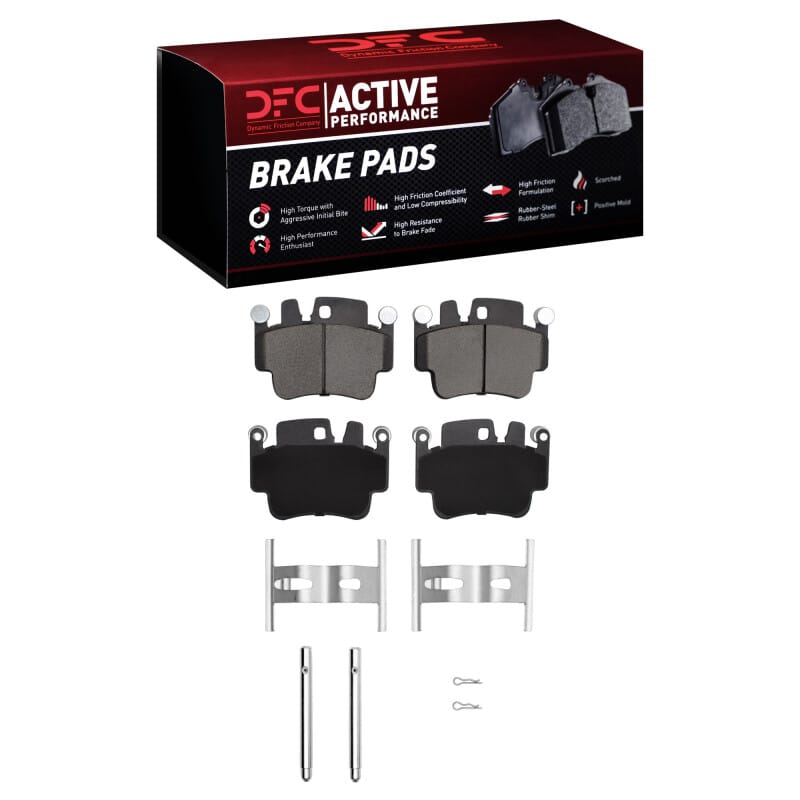 DFC — DFC 98-05 Porsche Boxster Rear/Front Active Performance Pads and Hardware Kit
DFC Brake Pad Set