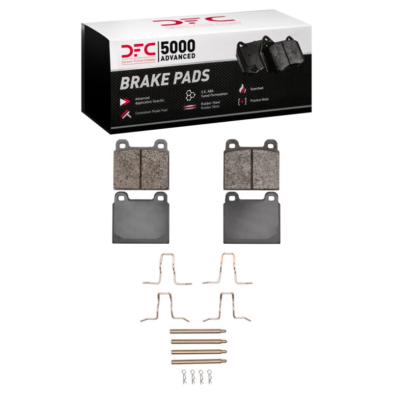 DFC — DFC 63-76 Mercedes-Benz 230S Front 5000 Advanced Low Metallic Brake Pads and Hardware Kit
DFC Brake Pad Set