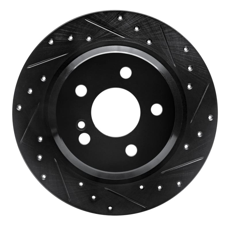 R1 Concepts — R1 03-06 Mercedes-Benz CL500 Rear Right Drilled & Slotted Black Brake Rotor
R1 Brake Rotor Drill