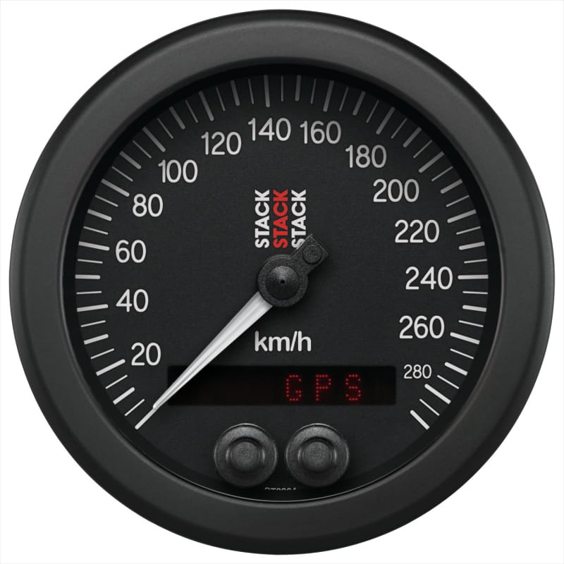AutoMeter — Autometer Stack Instruments 88mm 0-290 KM/H GPS Speedometer - Black
SPD GPS BLK 290KM/H