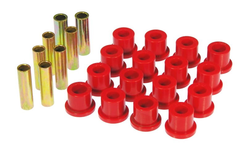Prothane — Prothane 68-72 Ford F250 2wd Rear Spring & Shackle Bushings - Red
SPRING/SHACKLE BUSH