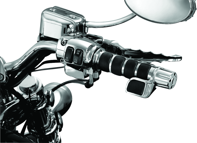 Kuryakyn — Premium Contoured ISO Grip With Electronic Throttle Control and Boss