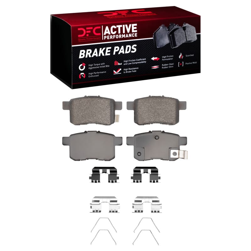 DFC — DFC 08-17 Acura TSX Rear Active Performance Pads and Hardware Kit
DFC Brake Pad Set