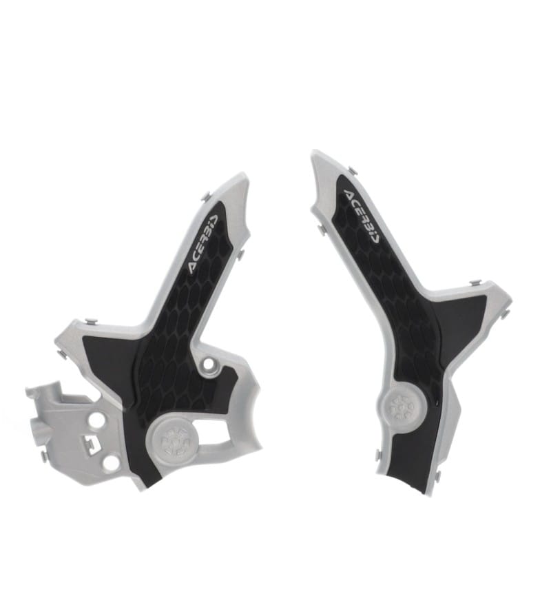 Acerbis — Acerbis 21+ Honda CRF300L Frame Guards- X-Grip - Gray/Black