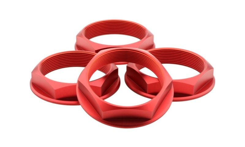 fifteen52 — fifteen52 Super Touring (Chicane/Podium) Hex Nut Set of Four - Anodized Red
fft52-ST-NUT-RED-SET