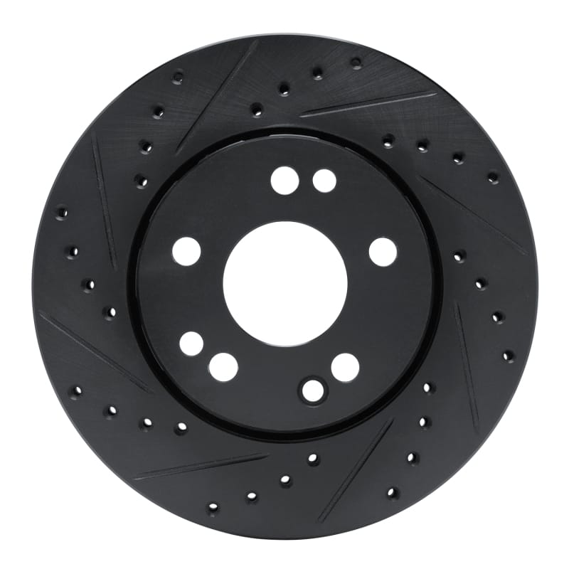 R1 Concepts — R1 90-92 Mercedes-Benz 300TE Front Left Drilled & Slotted Black Brake Rotor
R1 Brake Rotor Drill