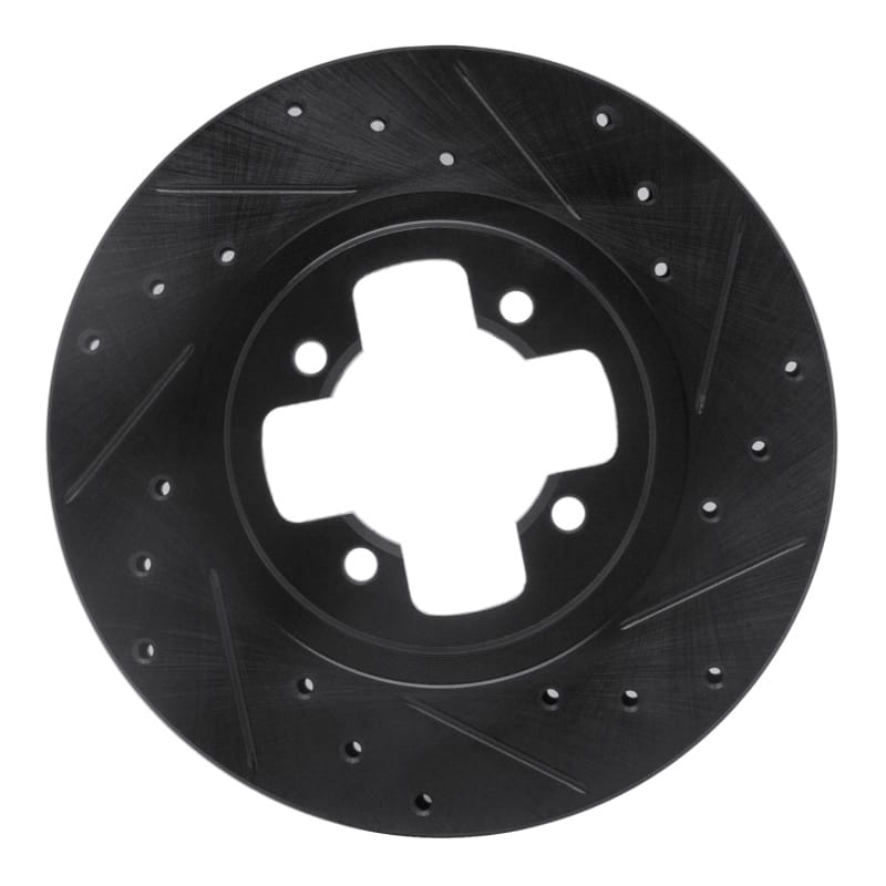 R1 Concepts — R1 81-88 Nissan Maxima Front Right Drilled & Slotted Black Brake Rotor
R1 Brake Rotor Drill