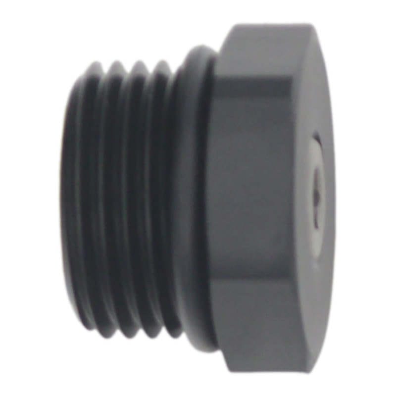 DeatschWerks — DeatschWerks 10AN ORB Male Plug Fitting with 1/8in NPT Gauge Port - Anodized Matte Black
Lines & Fittings