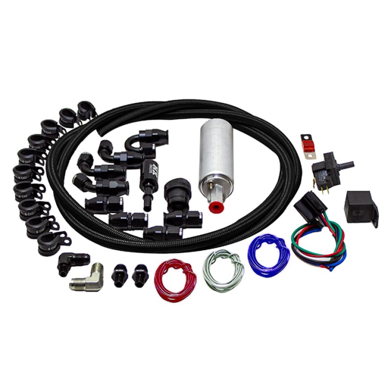Snow Performance — Snow Performance Supplemental Fuel System (Black Nylon Braided Stainless Line)
Fuel System