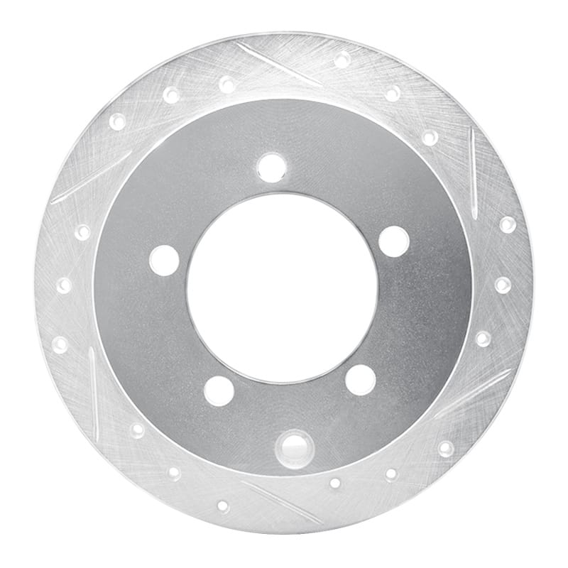 R1 Concepts — R1 97-04 Mitsubishi DIAMANTE Rear Right Drilled & Slotted Silver Brake Rotor
R1 Brake Rotor Drill