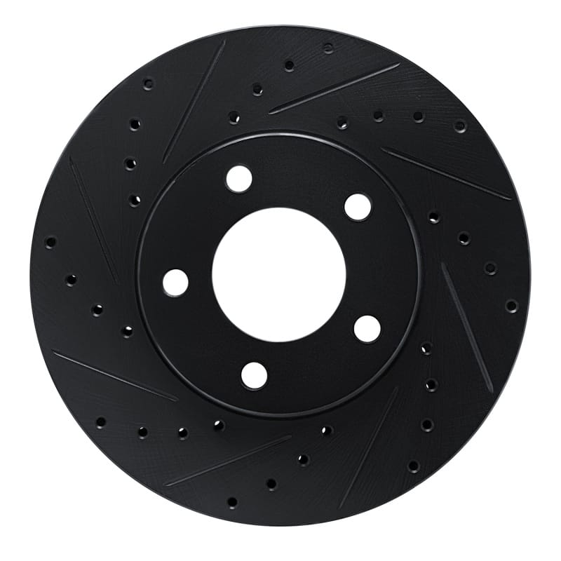 R1 Concepts — R1 87-90 Chrysler Town & Country Front Left Drilled & Slotted Black Brake Rotor
R1 Brake Rotor Drill