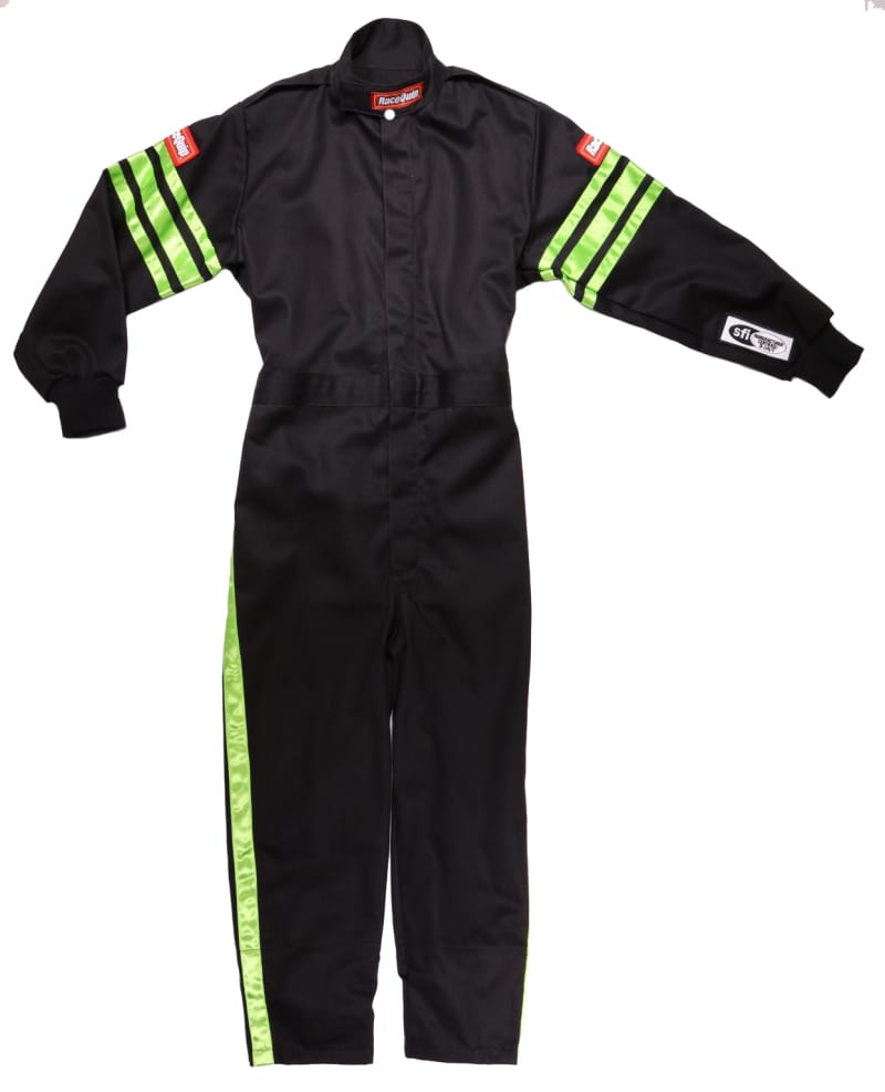 Racequip — RaceQuip Green Trim SFI-1 JR. Suit - KXXS