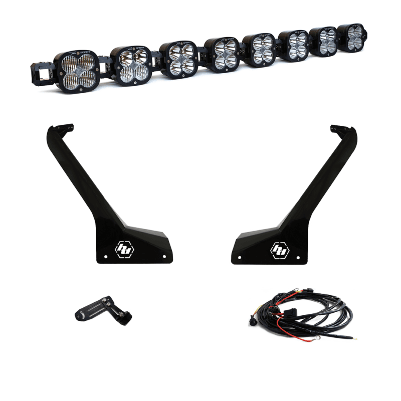 Baja Designs — Baja Designs Jeep JL/JT Roof Bar LED Light Kit 8 XL Linkable