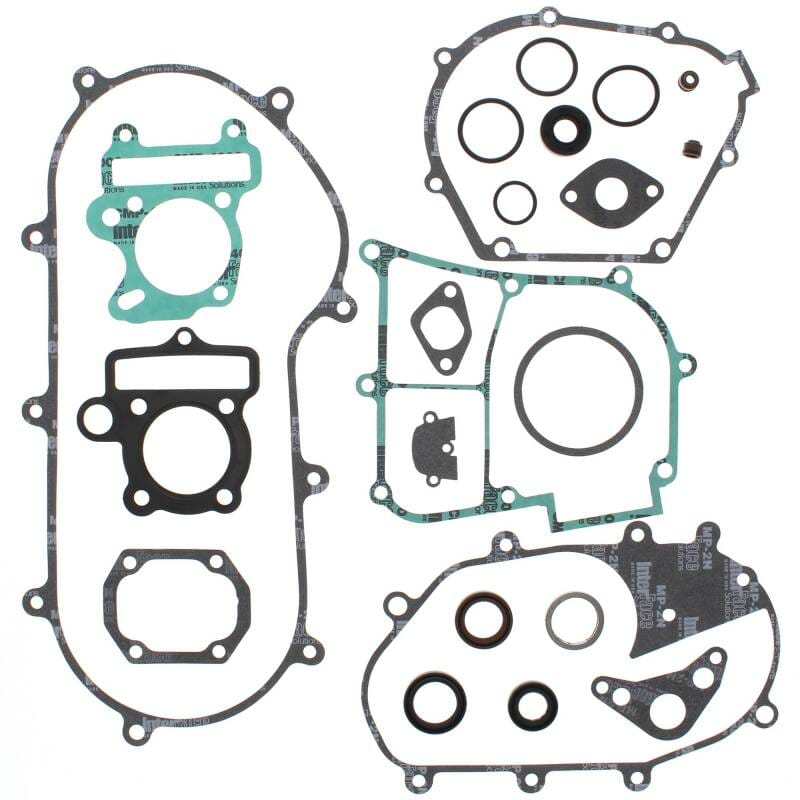 Vertex Pistons — Vertex Gaskets 08-17 Polaris Outlaw 50 Complete Gasket Kit w/ Oil Seals