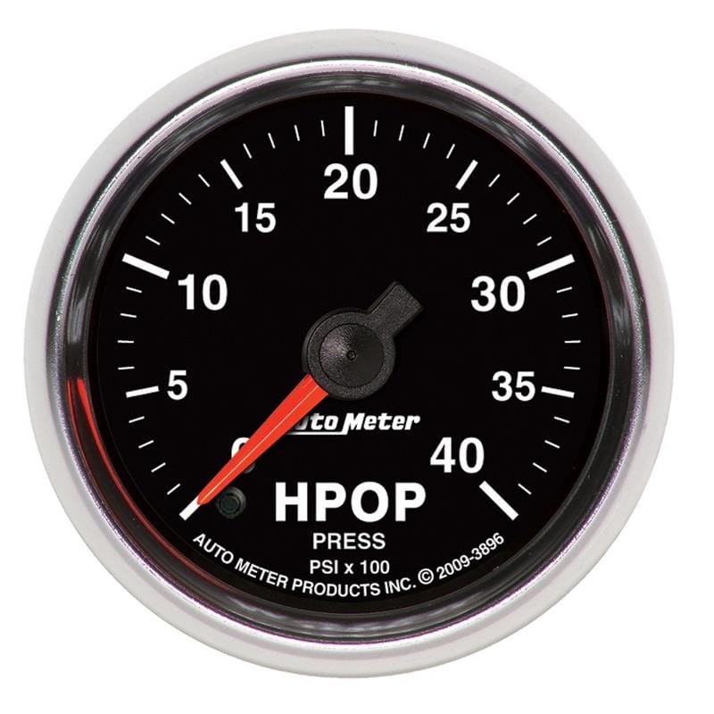 AutoMeter — GAUGE, HIGH PRESS. OIL PUMP PRESS., 2 1/16", 4KPSI, DIGITAL STEPPER MOTOR, GS