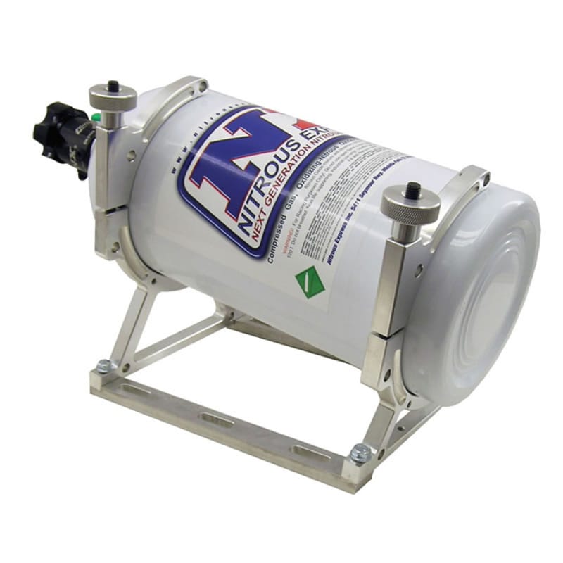 Nitrous Express — Nitrous Express Billet Bracket for 10lb/15lb N2O Bottle (Incl Floor Mounts)
Bottle Bracket
N2OBottleBrkt