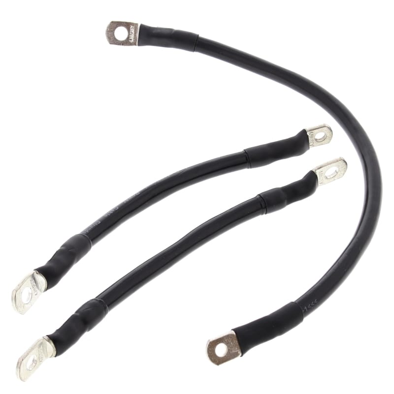 All Balls Racing — All Balls Racing 95-98 Harley-Davidson FXD Super Glide Battery Cable Kit Black