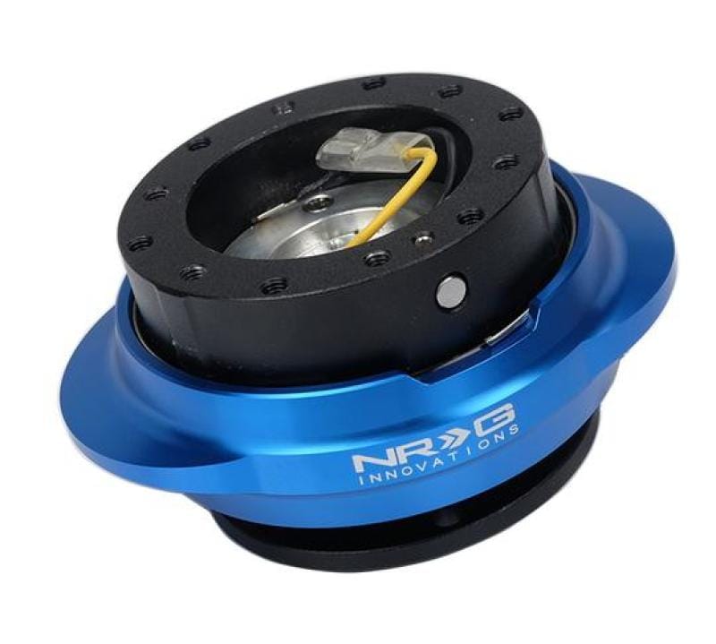NRG — NRG Quick Release Gen 2.2 - Black Body / Shiny Blue Oval Ring