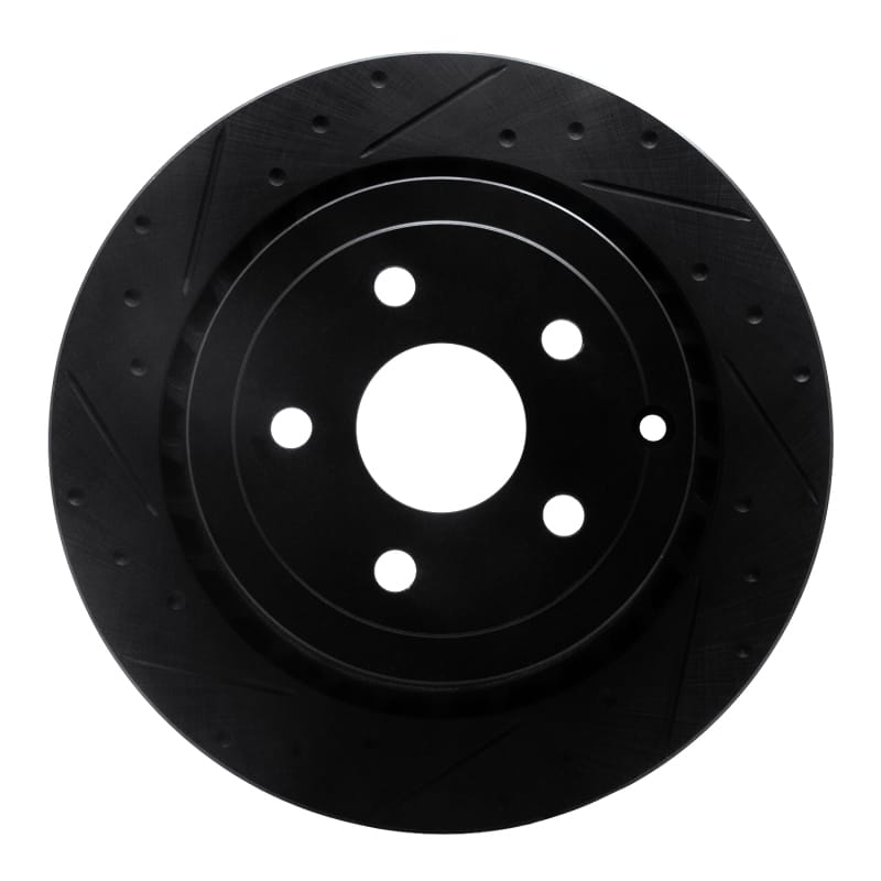 R1 Concepts — R1 08-17 Chevrolet SS Rear Left Drilled & Slotted Black Brake Rotor
R1 Brake Rotor Drill