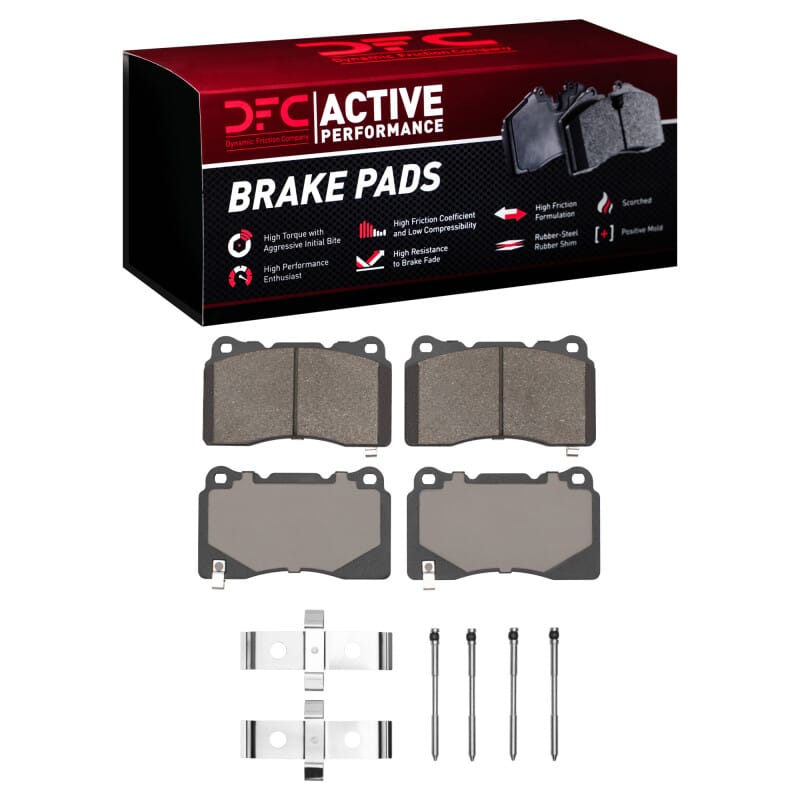 DFC — DFC 05-06 Ford GT Front Active Performance Pads and Hardware Kit
DFC Brake Pad Set