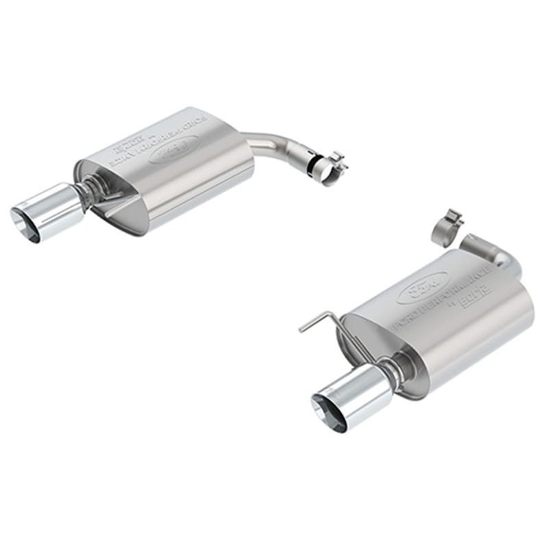Ford Racing — Ford Racing 2018 Mustang 2.3L Ecoboost Sport Muffler Kit - Chrome Tips
Muffler Kit