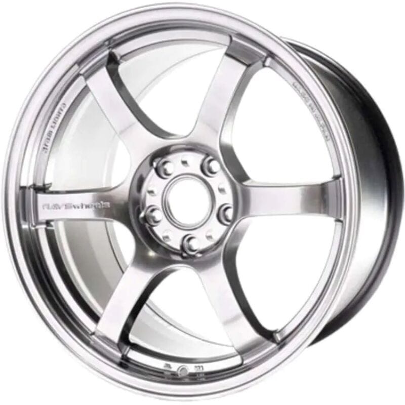 Gram Lights — Gram Lights 57DR 18x9.5 +38 5x114.3 Grace Silver Wheel