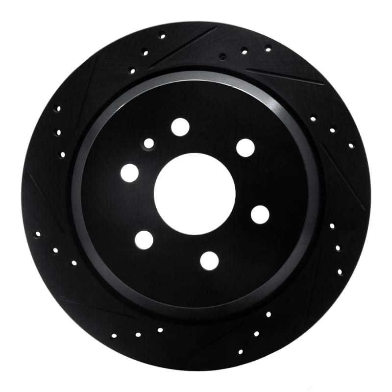 R1 Concepts — R1 15-20 Chevrolet Colorado Rear Left Drilled & Slotted Black Brake Rotor
R1 Brake Rotor Drill