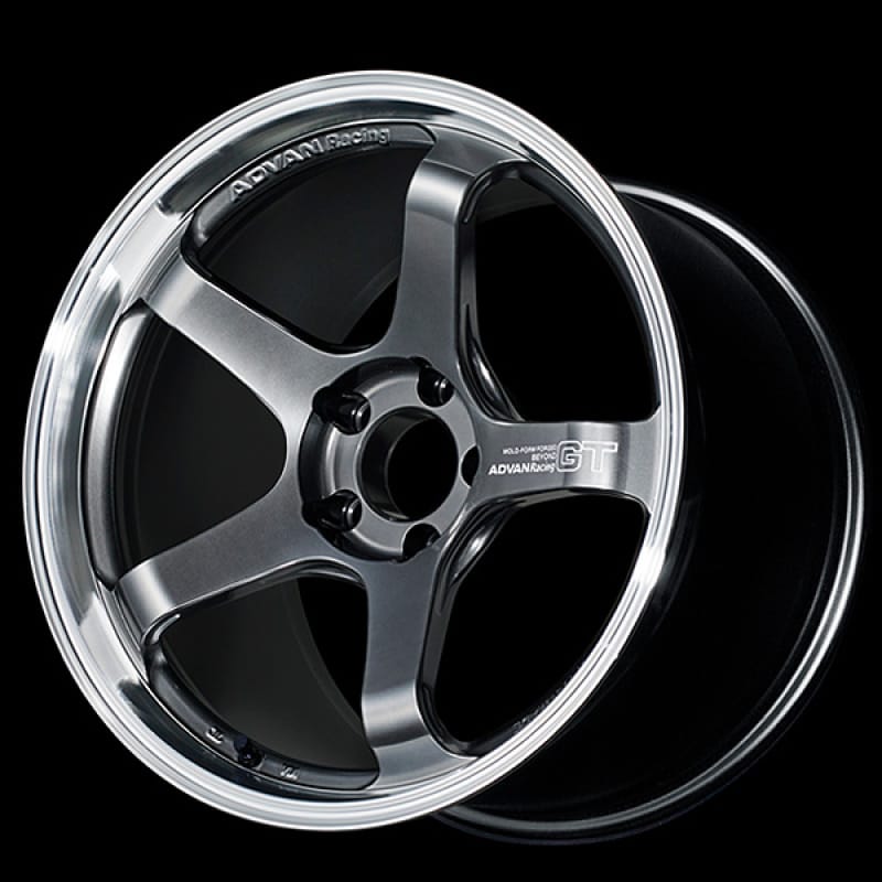 Advan — Advan GT Beyond 17x8.0 +45 5x114.3 Machined Hyper Platinum Black