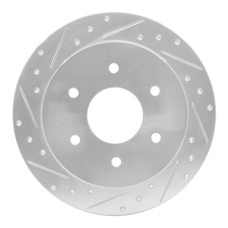 R1 Concepts — R1 04-15 Infiniti QX56 Rear Left Drilled & Slotted Silver Brake Rotor
R1 Brake Rotor Drill