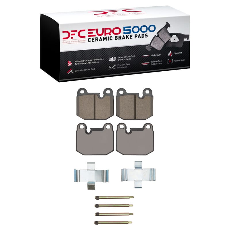 DFC — DFC 76-77 BMW 320I (USA/Canada) Front Euro 5000 Ceramic Brake Pads and Hardware Kit
DFC EURO Pads + HW