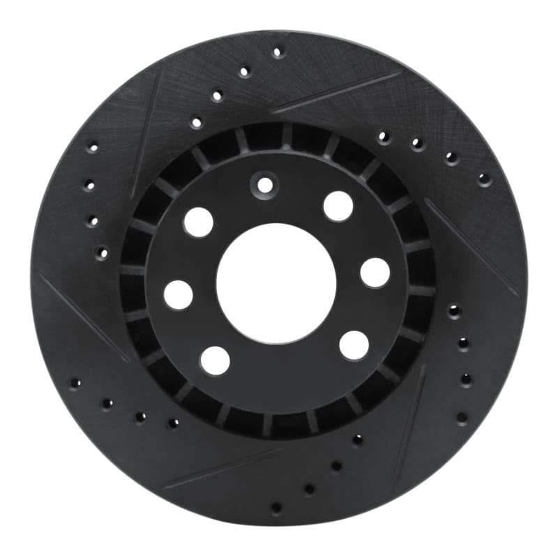 R1 Concepts — R1 88-02 Daewoo Lanos Front Left Drilled & Slotted Black Brake Rotor
R1 Brake Rotor Drill