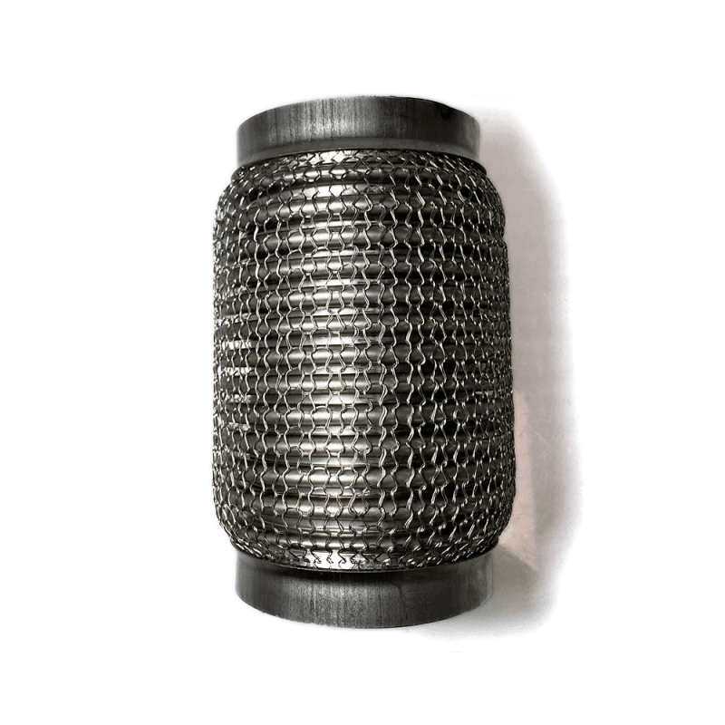 Stainless Bros — Stainless Bros 3in x 6in OAL 304SS Flex Joint w/ Interlock Liner - Light Braid