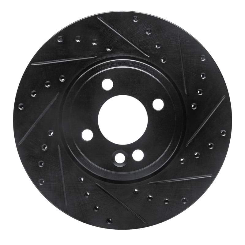 R1 Concepts — R1 02-06 Mini Cooper (Excl Clubman) Front Right Drilled & Slotted Black Brake Rotor
R1 Brake Rotor Drill