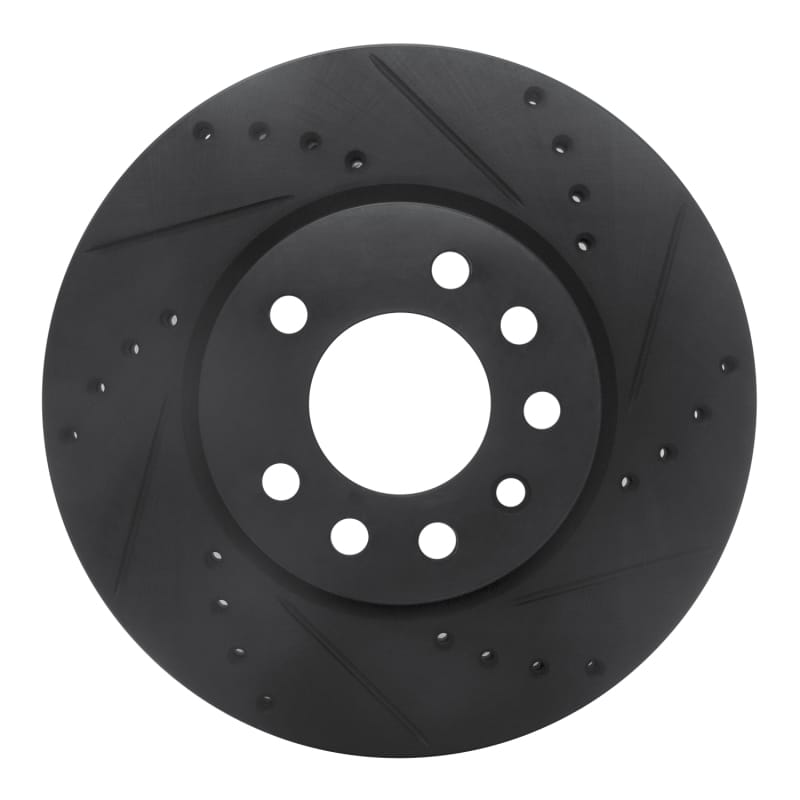 R1 Concepts — R1 94-96 Saab 900 Front Right Drilled & Slotted Black Brake Rotor
R1 Brake Rotor Drill