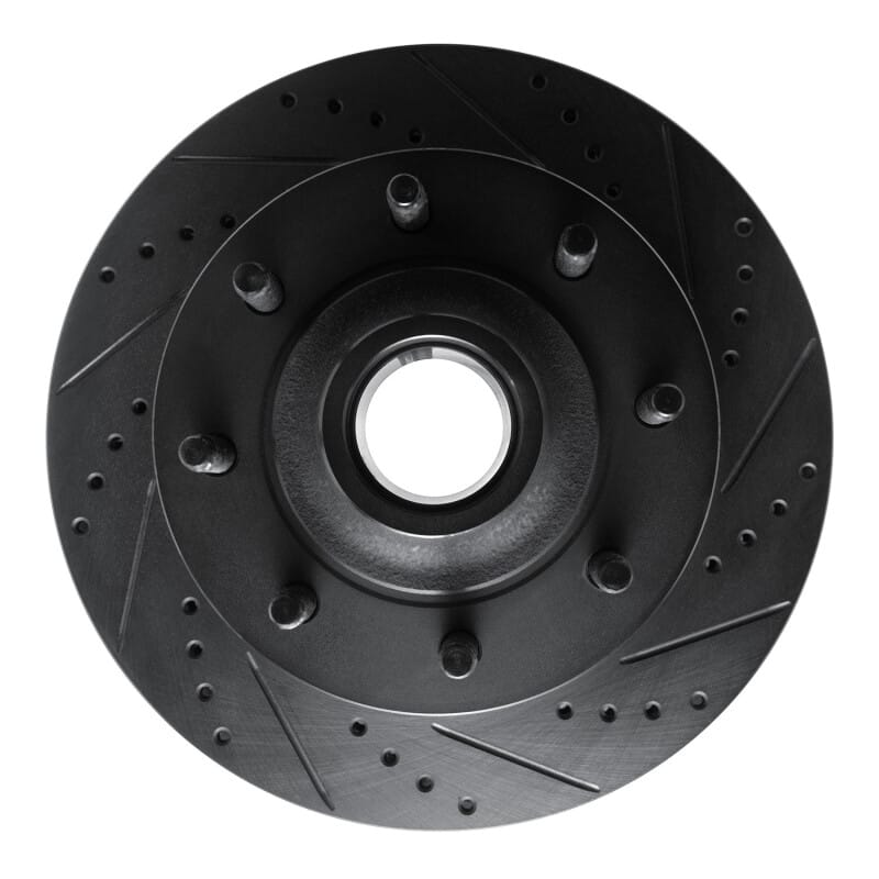 R1 Concepts — R1 03-05 Ford F-350 Super Duty 2WD Front Right Drilled & Slotted Black Brake Rotor
R1 Brake Rotor Drill