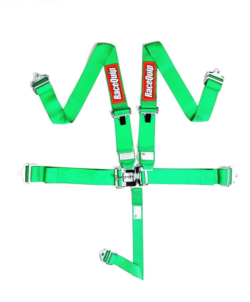Racequip — RaceQuip Green L & L 5pt Seat Belt