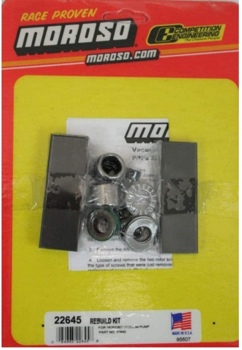 Moroso — Moroso Vacuum Pump Rebuild Kit - 3 Vane