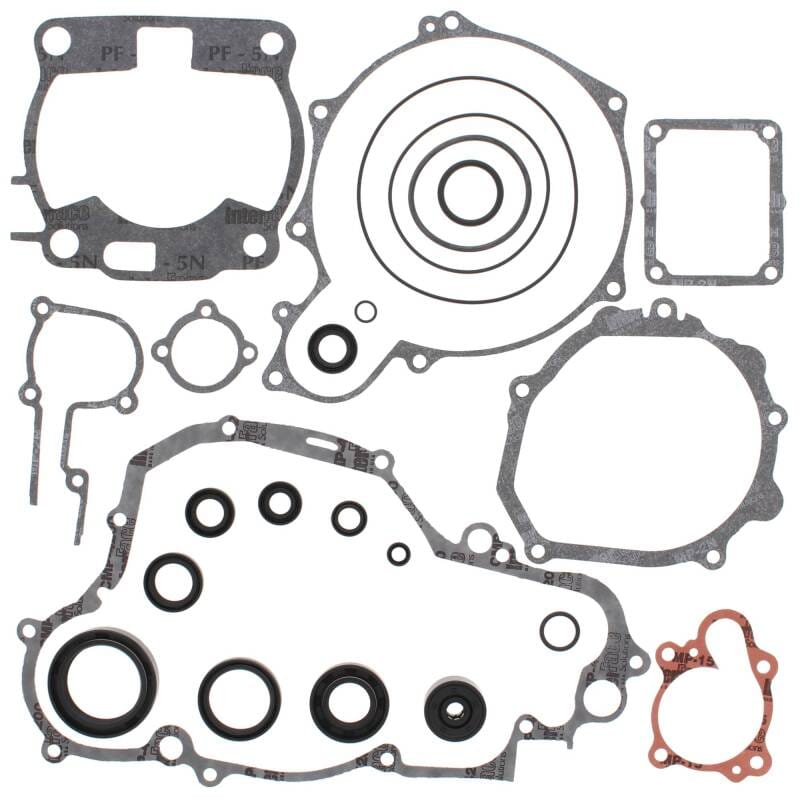Vertex Pistons — Vertex Gaskets 90-91 Yamaha YZ250 Complete Gasket Kit w/ Oil Seals