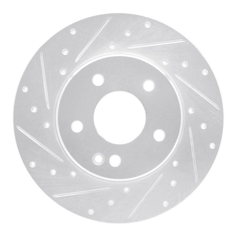 R1 Concepts — R1 97-98 Mercedes-Benz C230 Front Left Drilled & Slotted Silver Brake Rotor
R1 Brake Rotor Drill